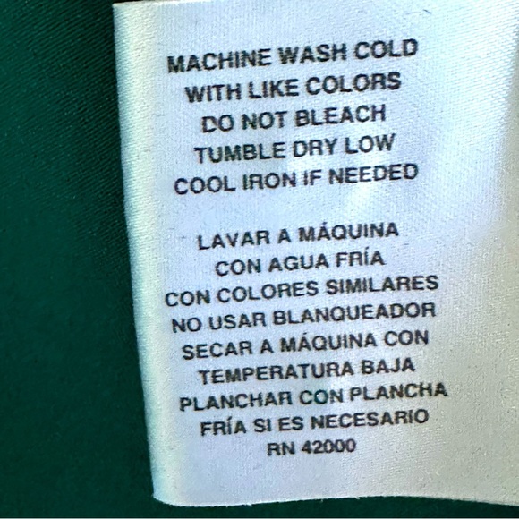 Jaclyn Smith Womens Button Up LS Blouse Sz XL Shimmery Old Money Office Siren - Picture 9 of 10